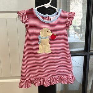 Back to school puppy dress